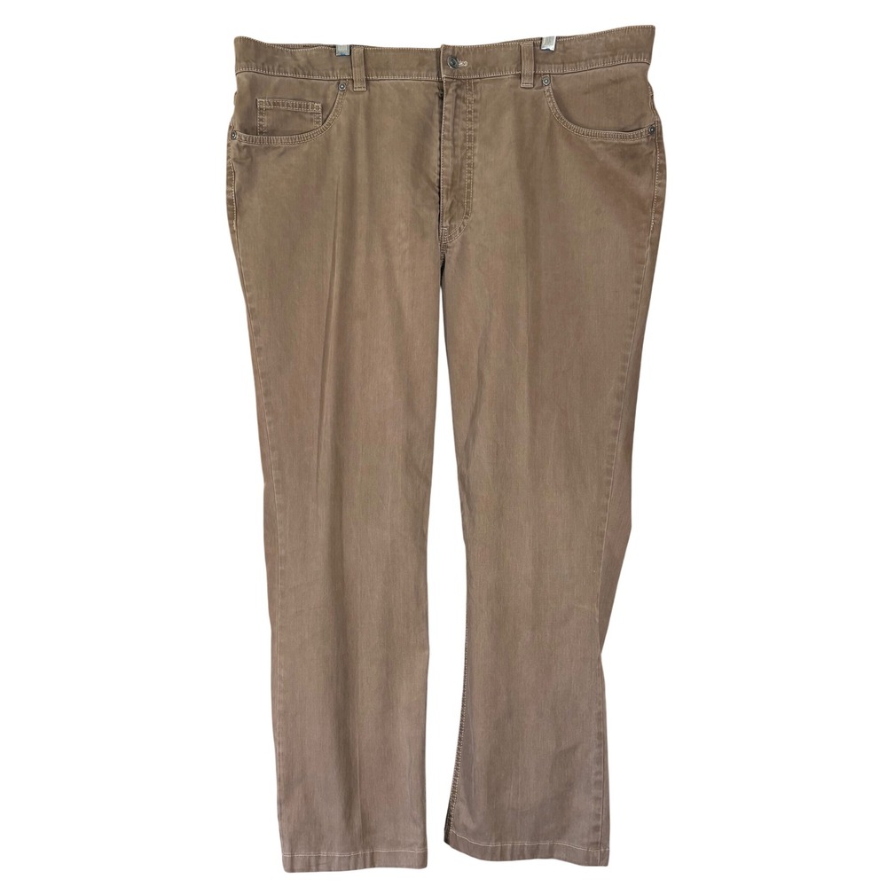 Hiltl Mens Brown Cropped Pants Trousers Cotton Size 40 x 27.5 Academia Preppy